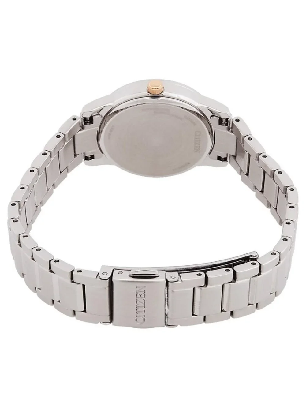 NWT Citizen Black Dial Stainless Steel Band Ladies Watch